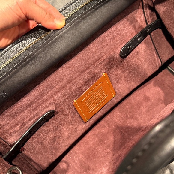 Rare Coach Shadow Carryall Leather Tote - Picture 16 of 16